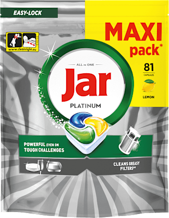 Kapsule za strojno pranje posuđa Platinum Maxi Jar