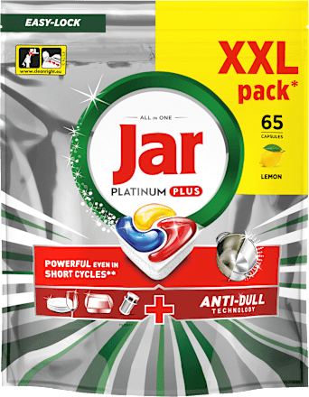 Kapsule za strojno pranje posuđa Platinum Plus XXL Jar