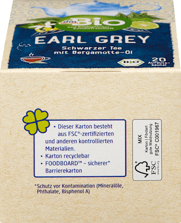 Ceai negru Earl Grey dmBio