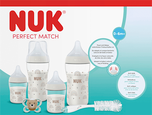 Starterset Perfect Match Regenbogen NUK