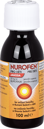 perorální suspenze pro děti od 3. měsíců s příchutí Jahoda NUROFEN