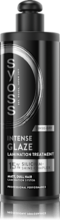 Tretma za lase z učinkom laminacije Intense Glaze syoss