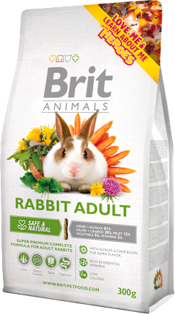 Krmivo pre králiky ANIMALS RABBIT ADULT Brit