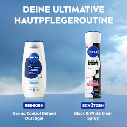 Antitranspirant Deospray Black & White Invisible Clear NIVEA
