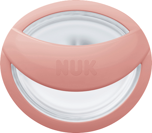 Schnuller Perfect Match Beige/Rot 0-6 Monate NUK