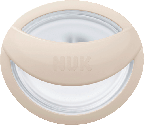 Schnuller Perfect Match Beige/Rot 0-6 Monate NUK