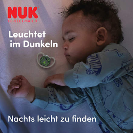 Schnuller Perfect Match Air Night Schaf/Leuchtkäfer 0-6 Monate NUK