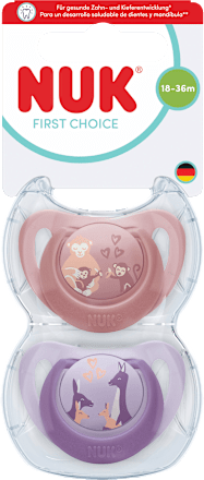Schnuller First Choice Kängaru/Affe 18-36 Monate NUK