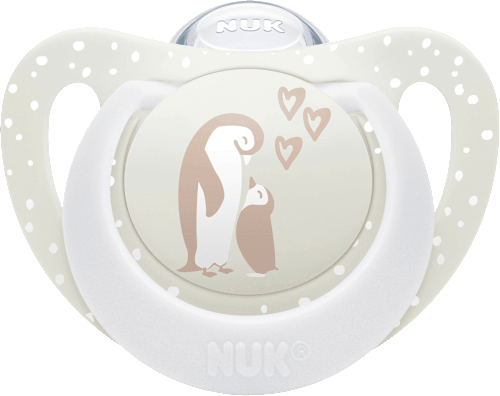 Schnuller First Choice Punguin/Giraffe 0-6 Monate NUK