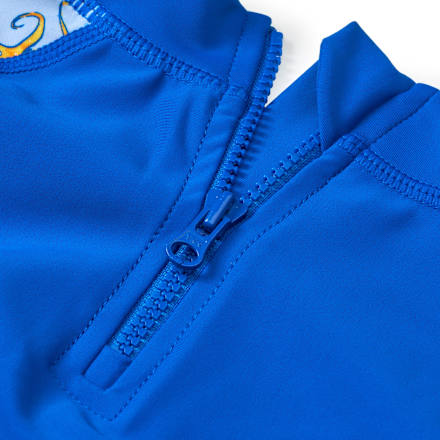UV Shirt mit Oktopus-Motiv, blau, Gr. 110/116 PUSBLU