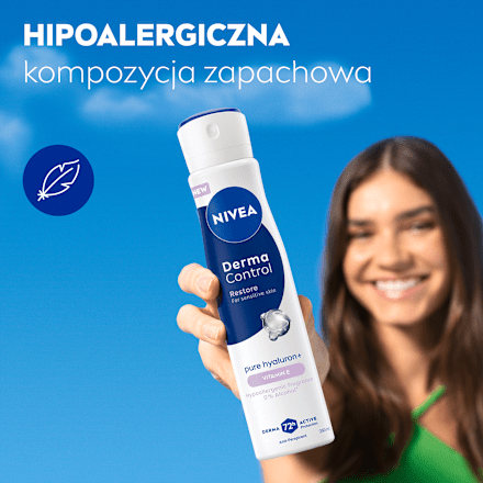 Antyperspirant w spray'u Derma Control Restore  NIVEA