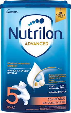 pokračovací mléčná kojenecká výživa 5 Advanced 36m Nutrilon