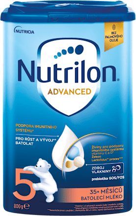 pokračovací mléčná kojenecká výživa 5 Advanced 36m Nutrilon