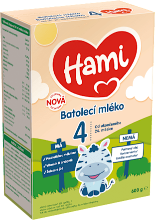 pokračovací mléčná kojenecká výživa 4 24m Hami