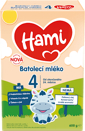 pokračovací mléčná kojenecká výživa 4 24m Hami