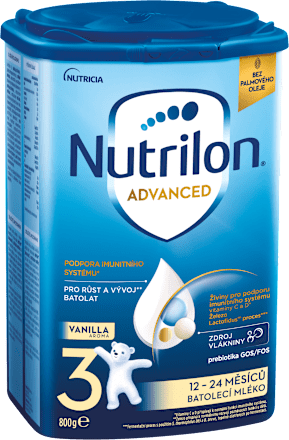 pokračovací mléčná kojenecká výživa 4 Advanced vanilka 12m Nutrilon