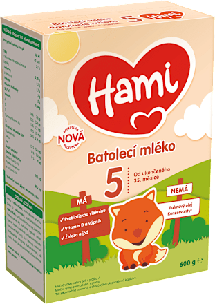 pokračovací mléčná kojenecká výživa 5 Hami