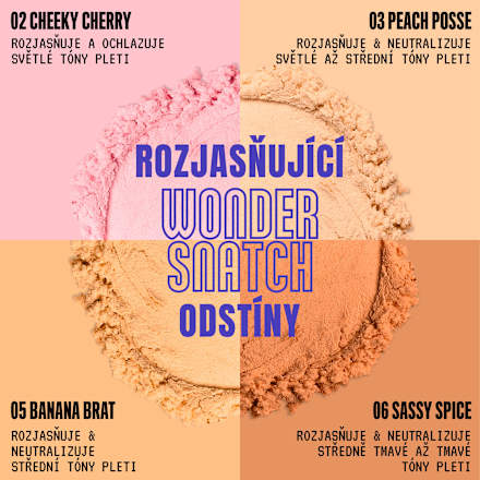 fixační pudr Wonder Snatch, 02 Cheeky Cherry NYX PROFESSIONAL MAKEUP