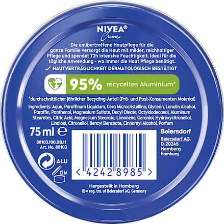 Creme in der Dose NIVEA