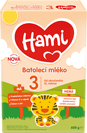 pokračovací mléčná kojenecká výživa 3 12m Hami