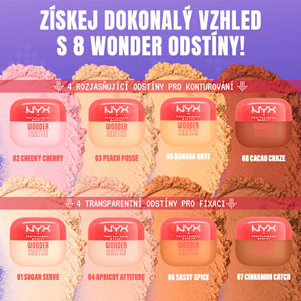 fixační pudr Wonder Snatch, 05 Banana Brat NYX PROFESSIONAL MAKEUP