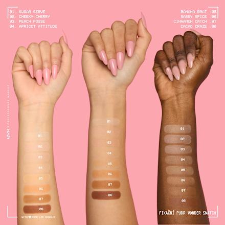 fixační pudr Wonder Snatch, 01 Sugar Serve NYX PROFESSIONAL MAKEUP