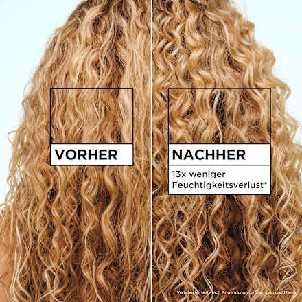 Haarmaske Locken Methode Feuchtigkeit GARNIER FRUCTIS