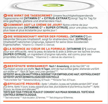 Gesichtscreme Vitamin C Glow GARNIER BIO