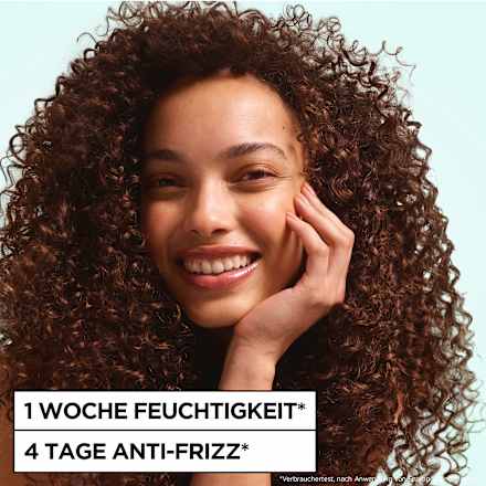 Haarmaske Locken Methode Feuchtigkeit GARNIER FRUCTIS