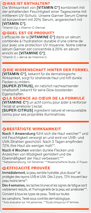 Gesichtsserum-Creme 2in1 Vitamin C, LSF 25 Garnier Skin Active