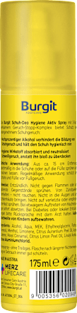 Schuhdeo Spray Hygiene Burgit