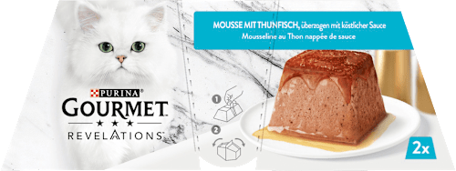 Nassfutter Katze Revelations Mousee mit Thunfisch (2x 57 g) Purina Gourmet