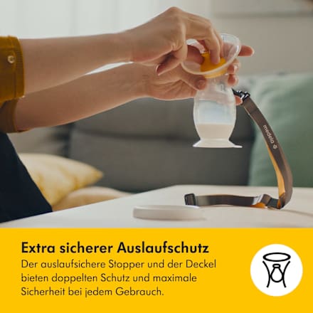 Auffangbehälter für Muttermilch Silikon Medela