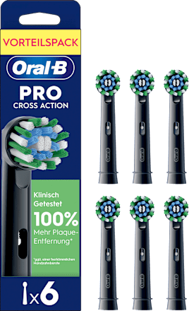 Aufsteckbürsten PRO CrossAction schwarz Oral-B