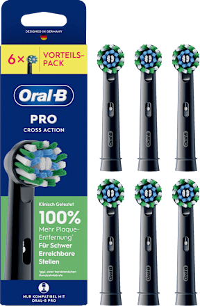Aufsteckbürsten PRO CrossAction schwarz Oral-B