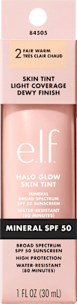 Foundation Halo Glow Skin Tint 2 Fair Warm e.l.f. Cosmetics