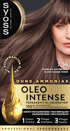 Haarfarbe 7_56 Dunkles Aschblond Syoss Oleo Intense
