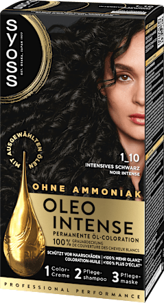 Haarfarbe 1_10 Intensives Schwarz Syoss Oleo Intense
