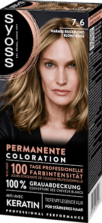 Haarfarbe 7_6 Warmes Beigeblond Syoss