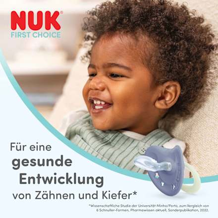Schnuller First Choice Classic Day & Night Lila 6-18 Monate NUK