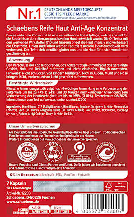 Anti Age Konzentrat Reife Haut Schaebens