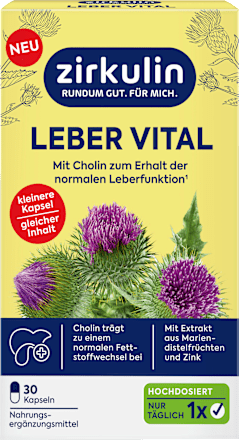 Kapseln Leber Vital Zirkulin