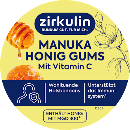 Gums Manuka Honig mit Vitamin C Zirkulin
