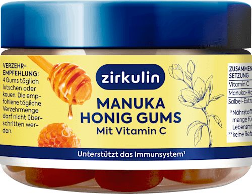 Gums Manuka Honig mit Vitamin C Zirkulin