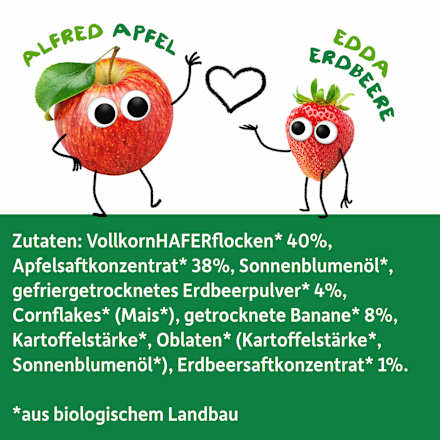 Fruchtriegel Frecher Riegel Apfel & Erdbeere Freche Freunde