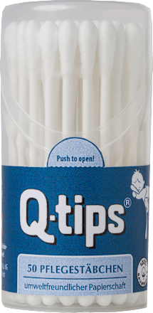 Wattestäbchen Runddose, Reisegröße Q-tips