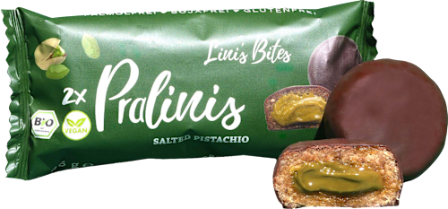 Schokolade Pralinis Salted Pistachio Lini's Bites