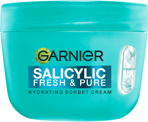 Cremă hidratantă sorbet cu acid salicilic GARNIER