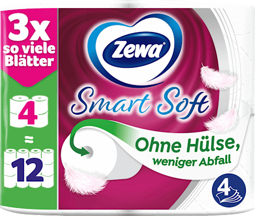Toilettenpapier smart soft 4-lagig Zewa