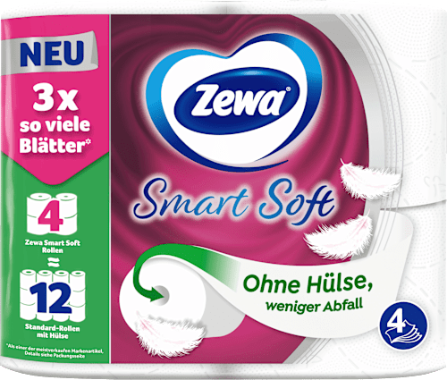 Toilettenpapier smart soft 4-lagig Zewa